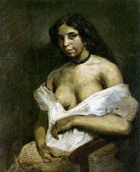 Eugene Delacroix Aspasia Norge oil painting art